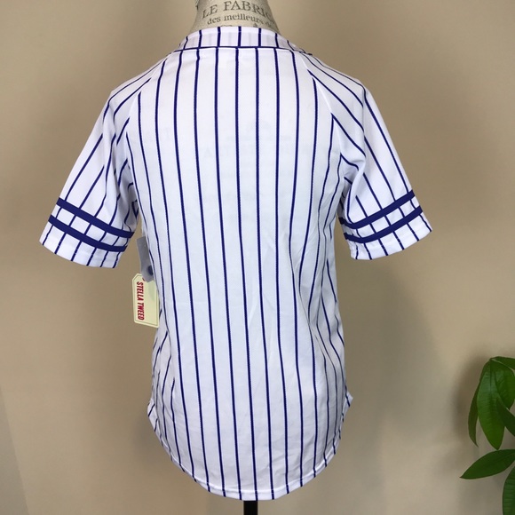 BABE Blue white striped baseball jersey - Picture 5 of 6